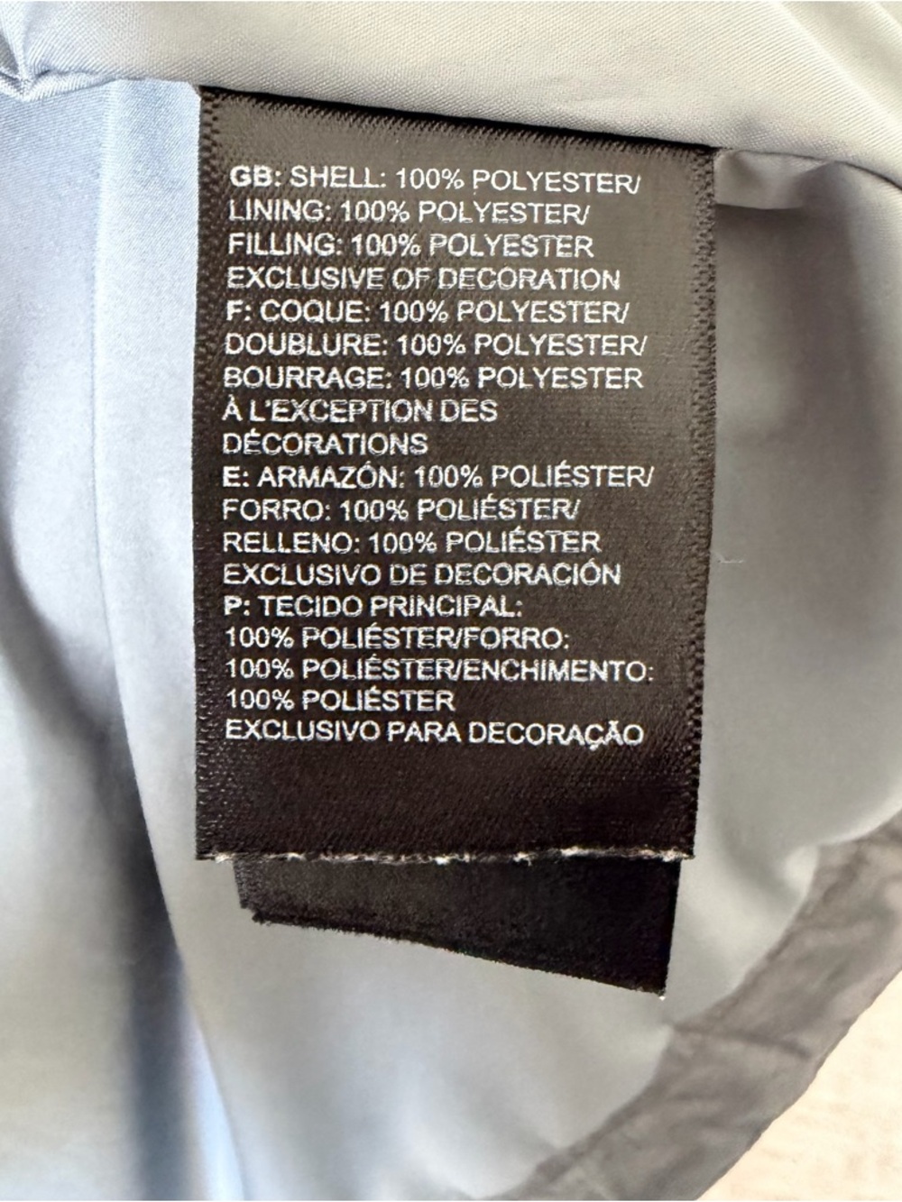 The North Face Men's Light Gray Quilted Puffer Jacket - Picture 6 of 7